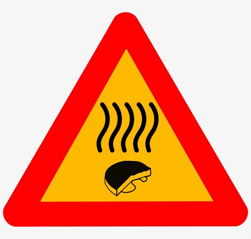 Warning Of Old Cheese - Manche A Air Panneau, transparent png #223257