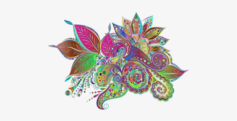 Floral, Flowers, Ornamental, Decorative - Flowers Graphics, transparent png #223350