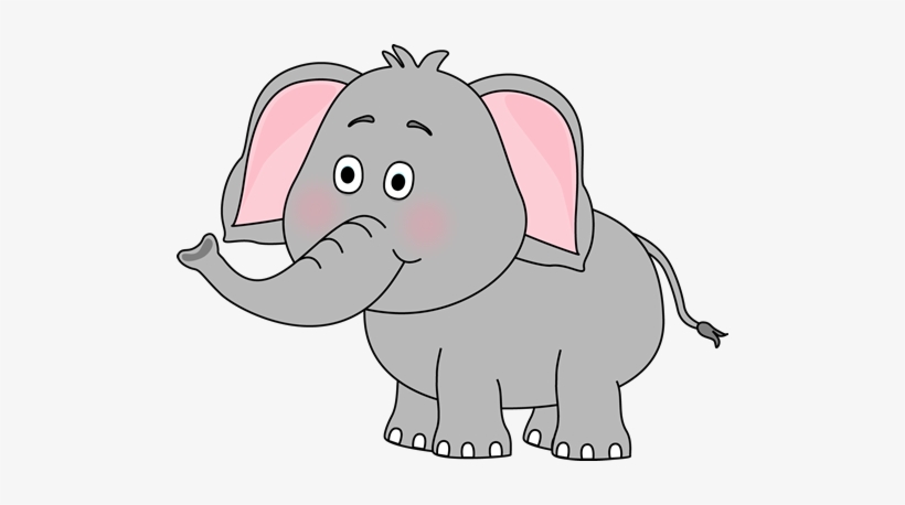 Cute Elephant Clip Art - Clip Art Elephant, transparent png #223456