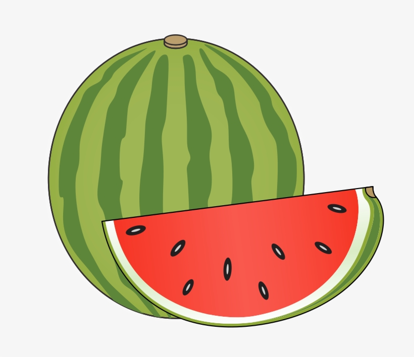 Melon Clipart Watermelon - Water Melon Clip Art, transparent png #223572