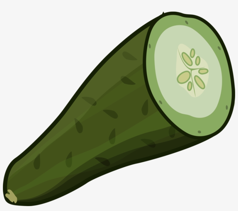 Pickled Cucumber Cucumber Sandwich Vegetable Cartoon - Cucumber Cartoon Png, transparent png #223694