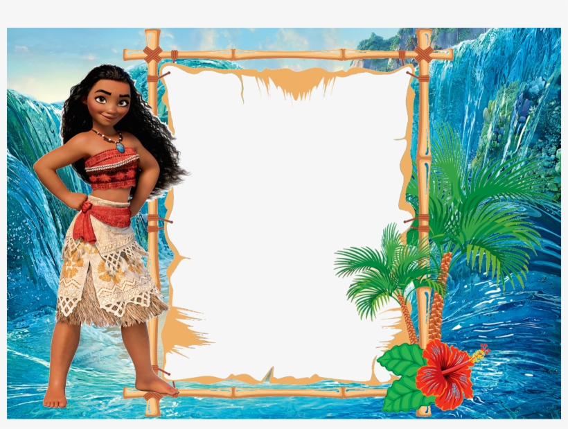 Moana Invitation - Moana Template, transparent png #223924