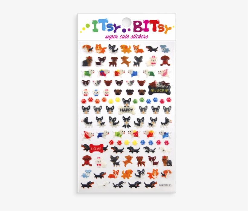 Oly Pooches Itsy Bitsy Stickers - Pooches Stickers By Itsy Bitsy, transparent png #223977