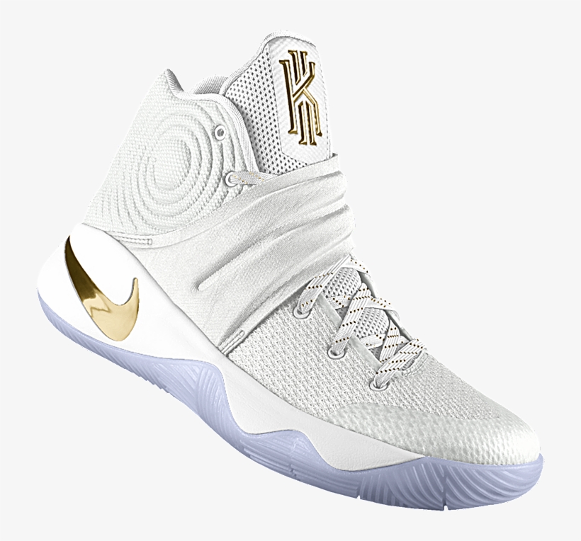 Kyrie Irving 2 Nike Id White And Gold - Kyrie 2 Finals, transparent png #224053