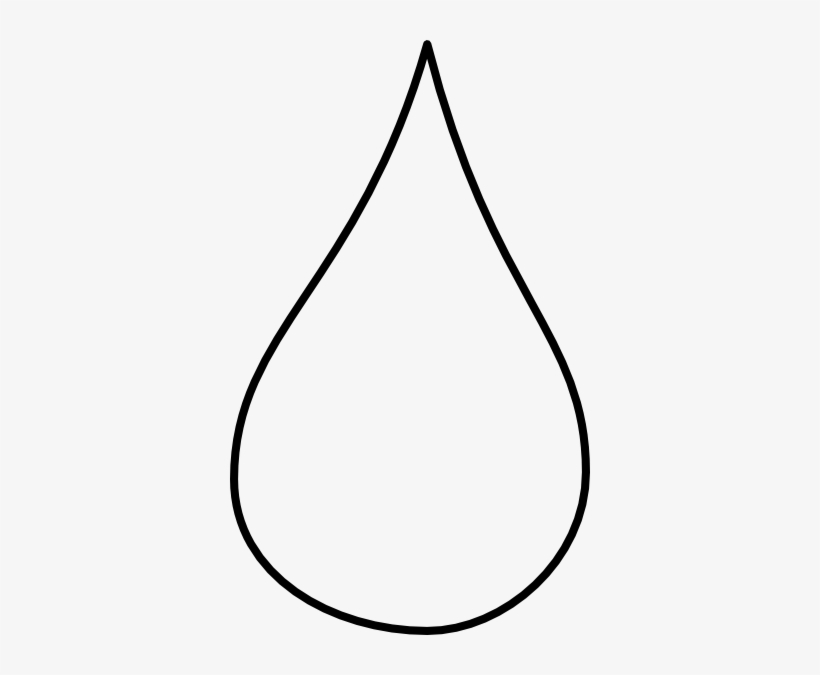 Liquid Drop Clip Art At Clker - Rain Drop Clipart Black And White, transparent png #224204