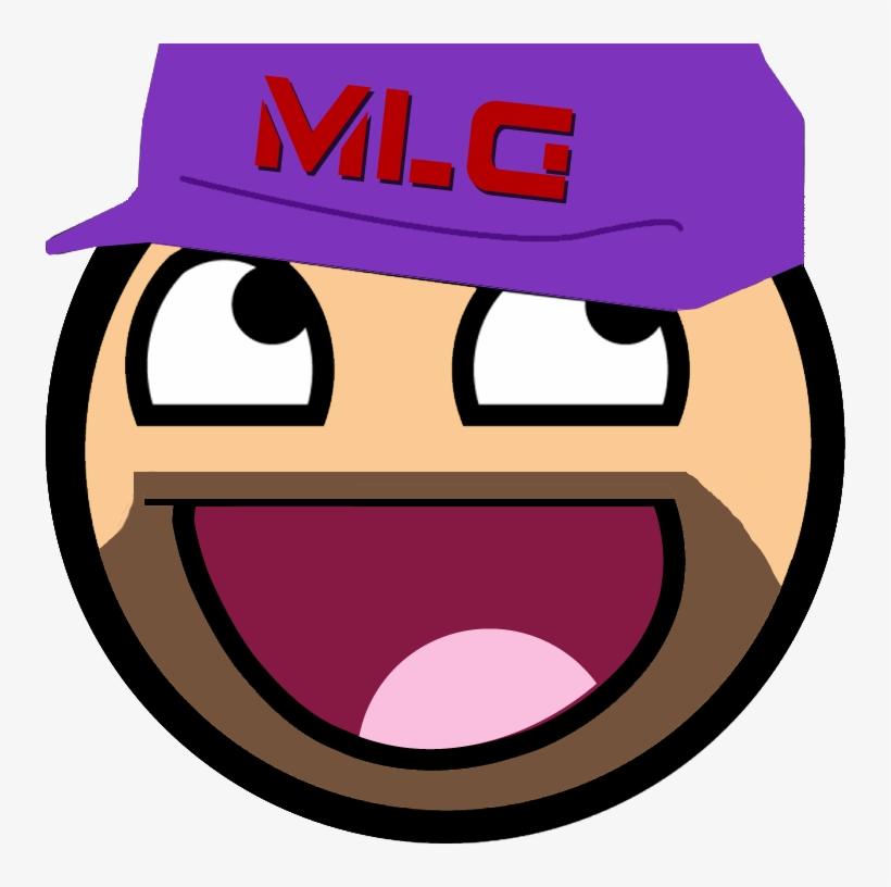 Fraserawesomemlg By Cyborgvampire - Awesome Face Mlg, transparent png #224412