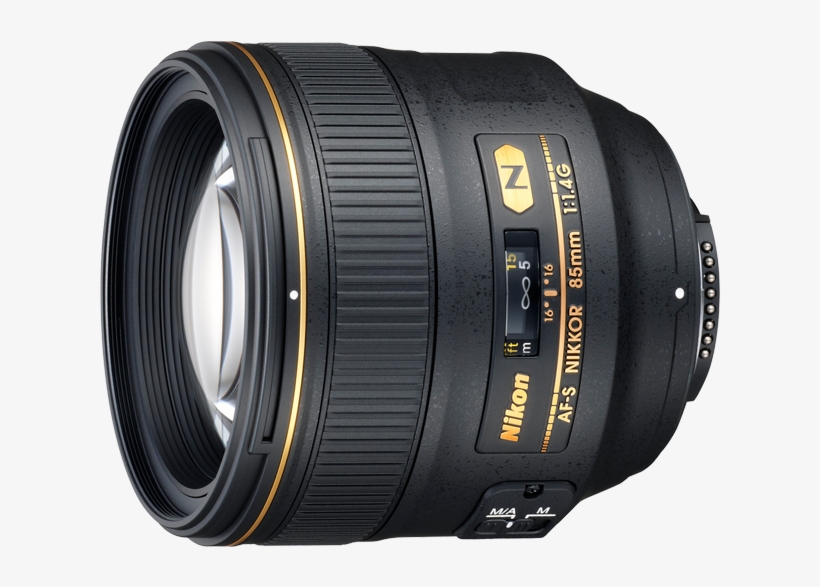 Nikon 85mm Af-s F1.4g Nikkor Lens, transparent png #224506