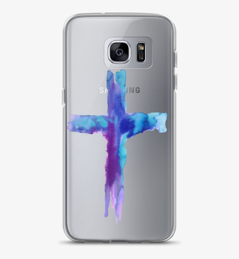 Watercolor Cross Samsung Case - Samsung Galaxy, transparent png #224558