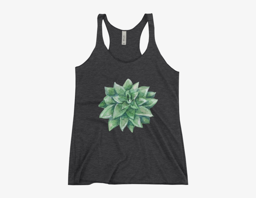 Sublime Succulents - Cat Even Right Meow - Tri-blend Racerback Tank, transparent png #224561