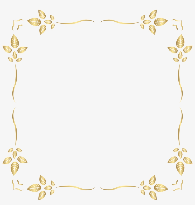 Banner Royalty Free Download Clip Art Golden Border, transparent png #224786
