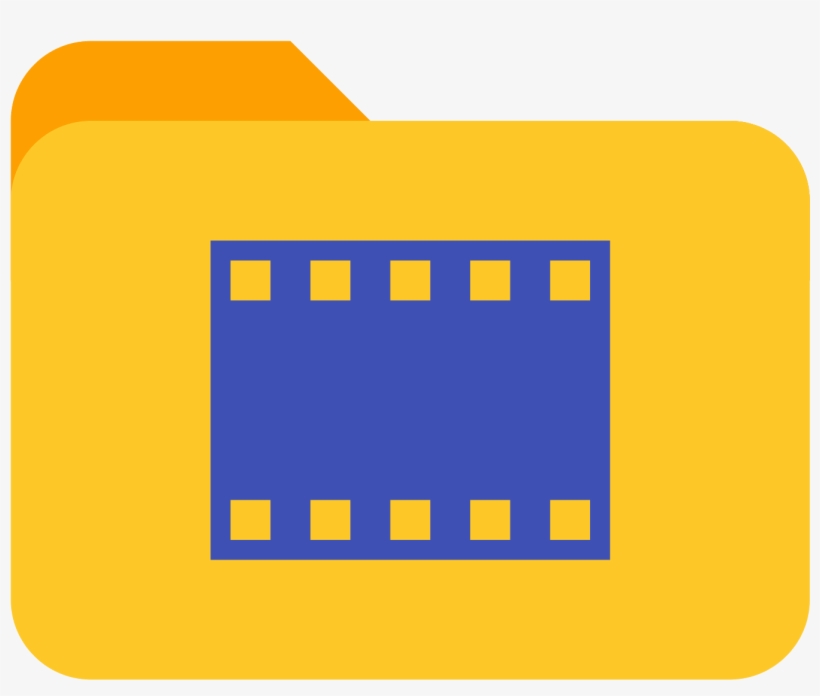 Folder Filmy Icon - Movies Logo Folder Icon, transparent png #224904