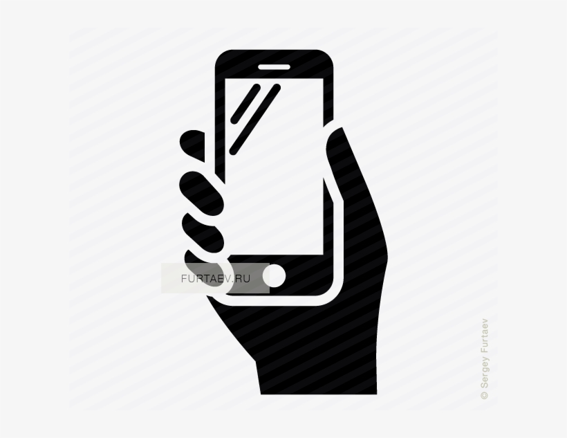Phone In Hand Vector Icon Jpg Transparent Stock - Don T Use Phone, transparent png #225037