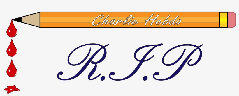 This Free Icons Png Design Of Charlie Hebdo Rip, transparent png #225087