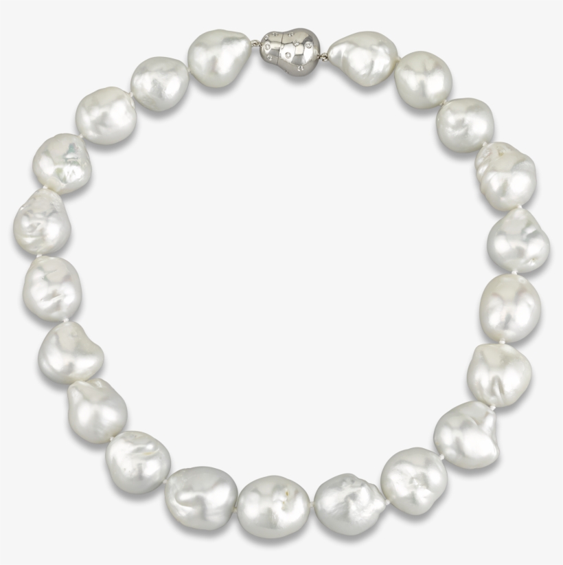 South Sea Baroque Pearl Necklace - Baroque Pearl Necklace, transparent png #225387