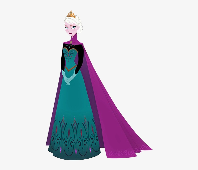 Clipart Resolution 500*639 - Elsa Coronation Dress, transparent png #225650