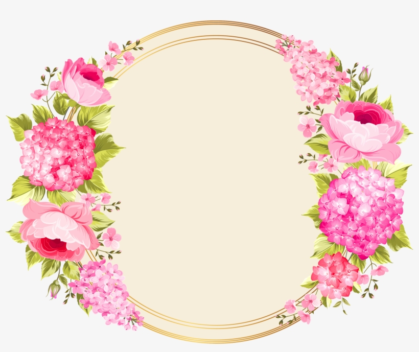 Lei Drawing Pink Flower - Etiquetas Vintage Flores, transparent png #226103