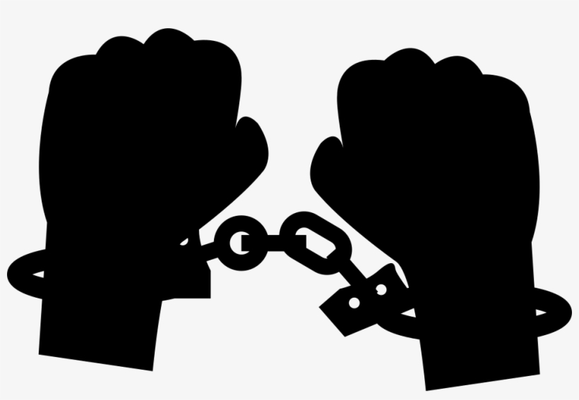 Captured Criminal Hands Comments - Criminal Icon Png, transparent png #226122