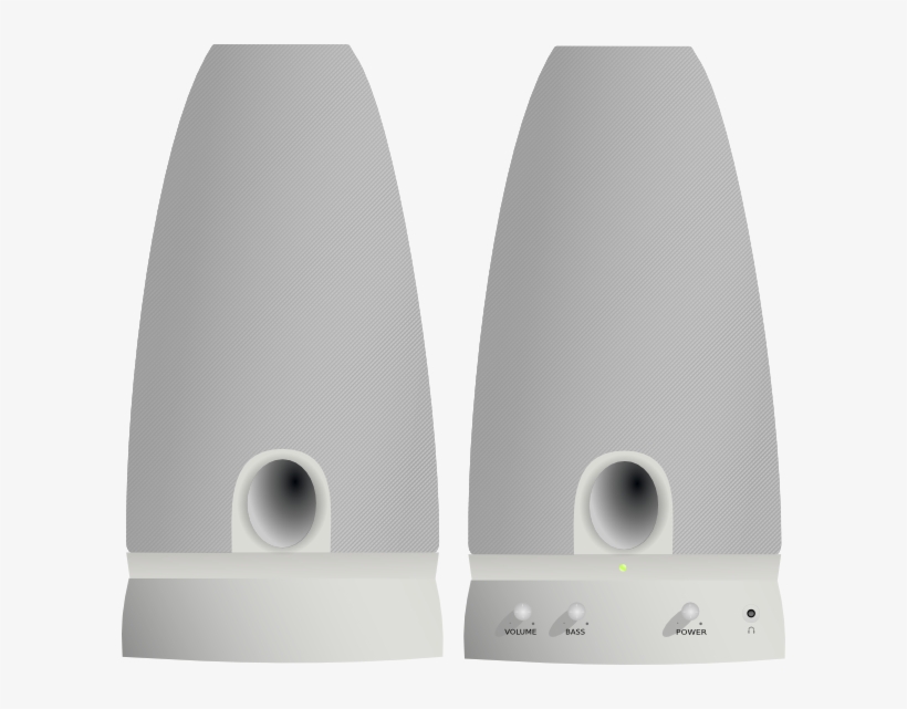 Speakers Clipart Bass - Computer Part Clip Art, transparent png #226196