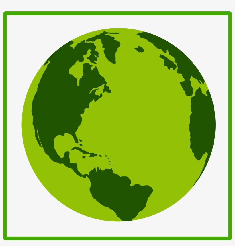 Clipart - Green Earth Icon, transparent png #226264