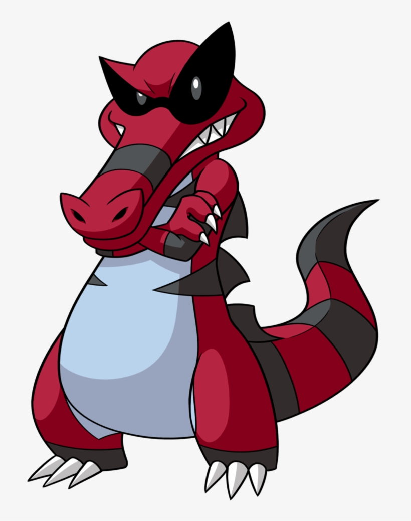 Ash Ketchum Red Mammal Fictional Character Cartoon - Imagenes De Pokemon Crocodile, transparent png #226308