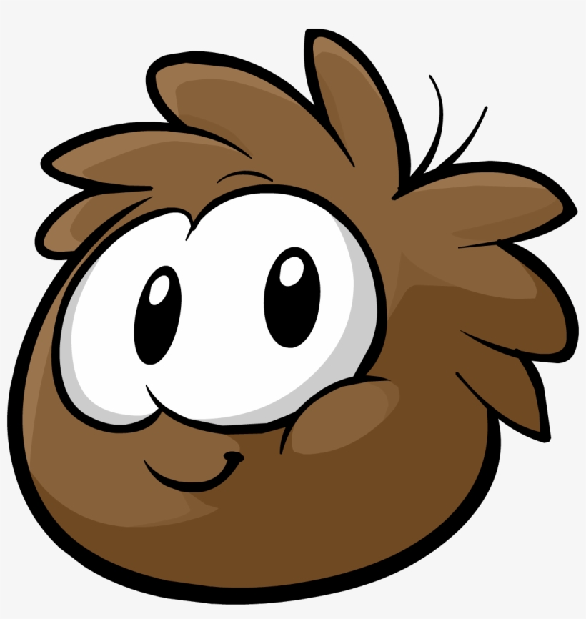 Brown Puffle Trsprt - Club Penguin Pets Brown, transparent png #226517