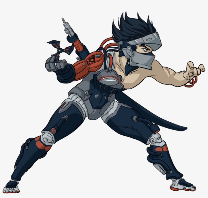 Blackwatch Genji By Gwazdka On Deviantart - Kakashi Hatake White Background, transparent png #226680