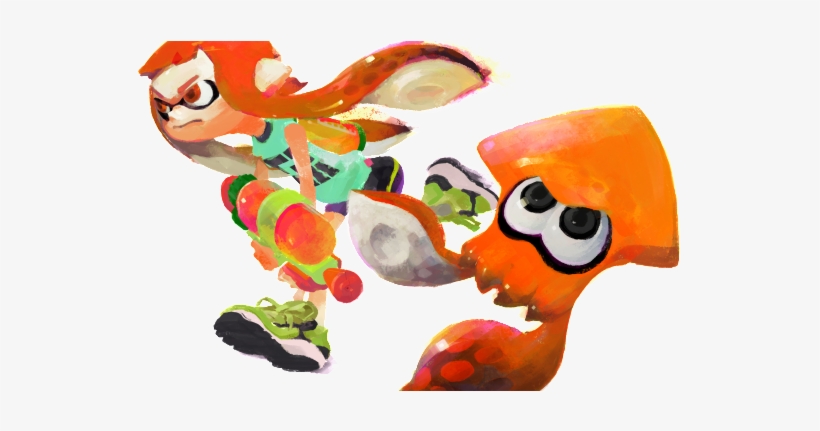 Splatoon Will Not Feature Voice Chat, Nintendo Still - Splatoon Spline Shooter Orange Water Gun, transparent png #226840