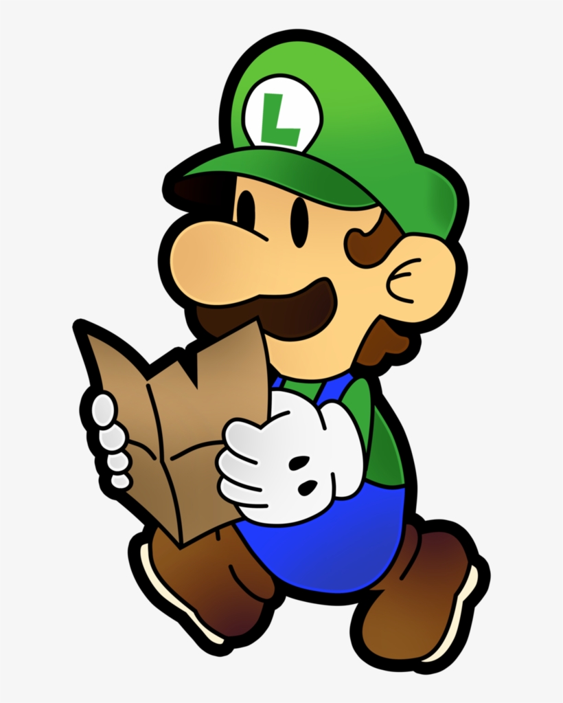 Paper Luigi Png Jpg Royalty Free Download - Paper Luigi The Thousand Year Door, transparent png #226949