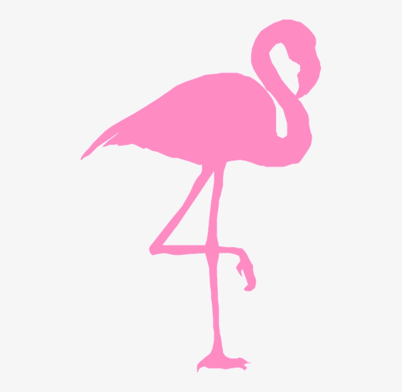 Flamingo With Crown Png Library Download - Clip Art Flamingo, transparent png #227227