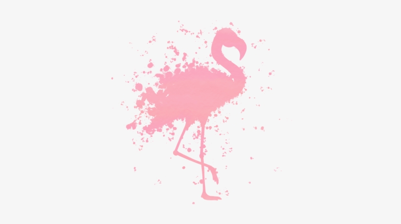 Pink Watercolor Flamingo Png, transparent png #227294