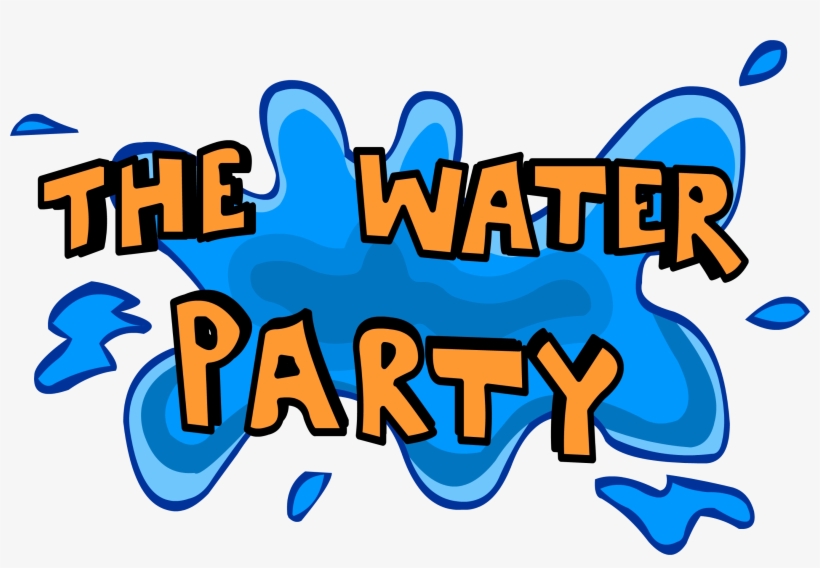 Water Party 2008 Logo - Club Penguin Water Party Logo, transparent png #227417