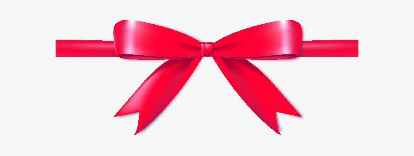Ribbon Pink Icon - Red Bow Ribbon Vector, transparent png #227777