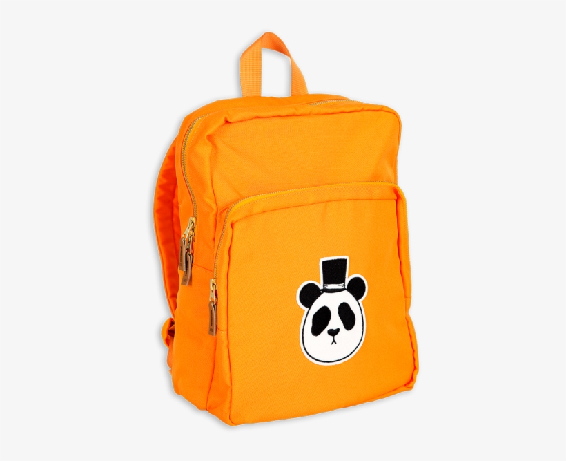 Mini Rodini Panda Backpack, transparent png #227944