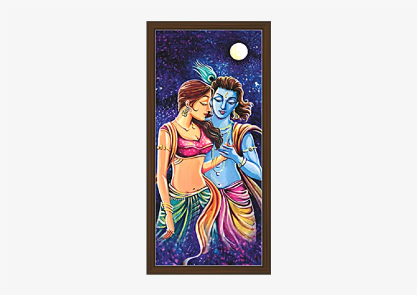 Radha Krishna Paintings Krishna Leela, Krishna Radha, - Painting Png Radhe Krishna, transparent png #228080