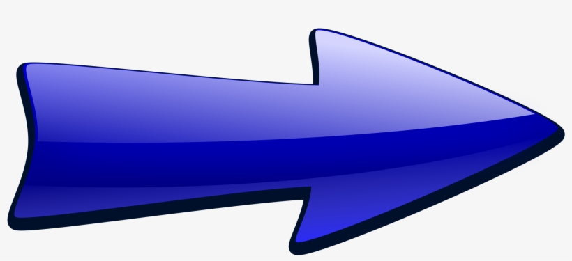 Arrow Computer Icons Download Symbol Fletching - Blue Arrow Pointing Right, transparent png #228142