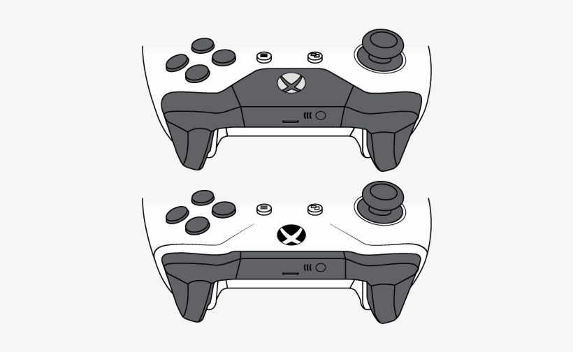 Svg Top View Free On Dumielauxepices Net - اتصال دسته ایکس باکس وان, transparent png #228243