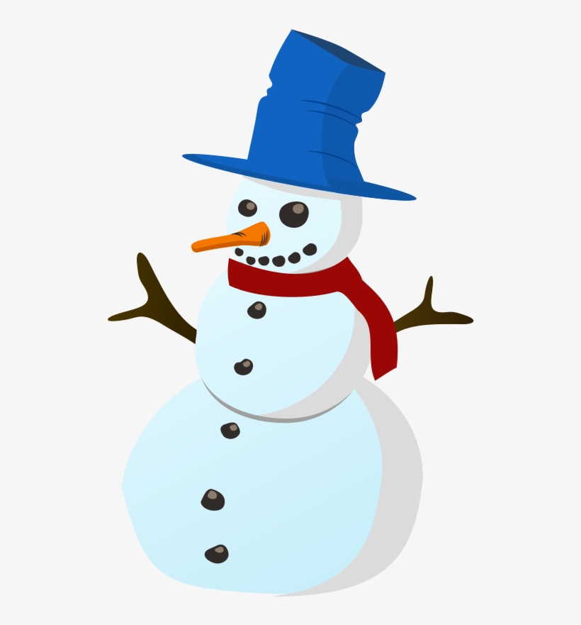 Snowman Clipart Shopping - ฤดู หนาว ภาพ การ์ตูน, transparent png #228292