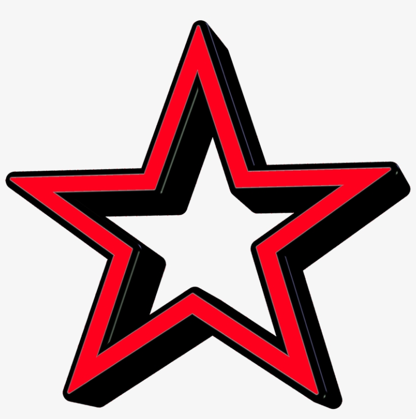 Yellow Star Clipart, Red Star Icon - Star Glasses Props, transparent png #228889