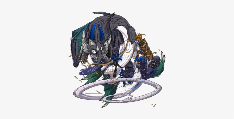 Eu1zwg - Wolf Hanzo And Genji Dragons, transparent png #229163