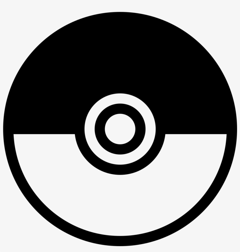 Pokeball Clipart Black And White - Poke Ball Black And White, transparent png #229235