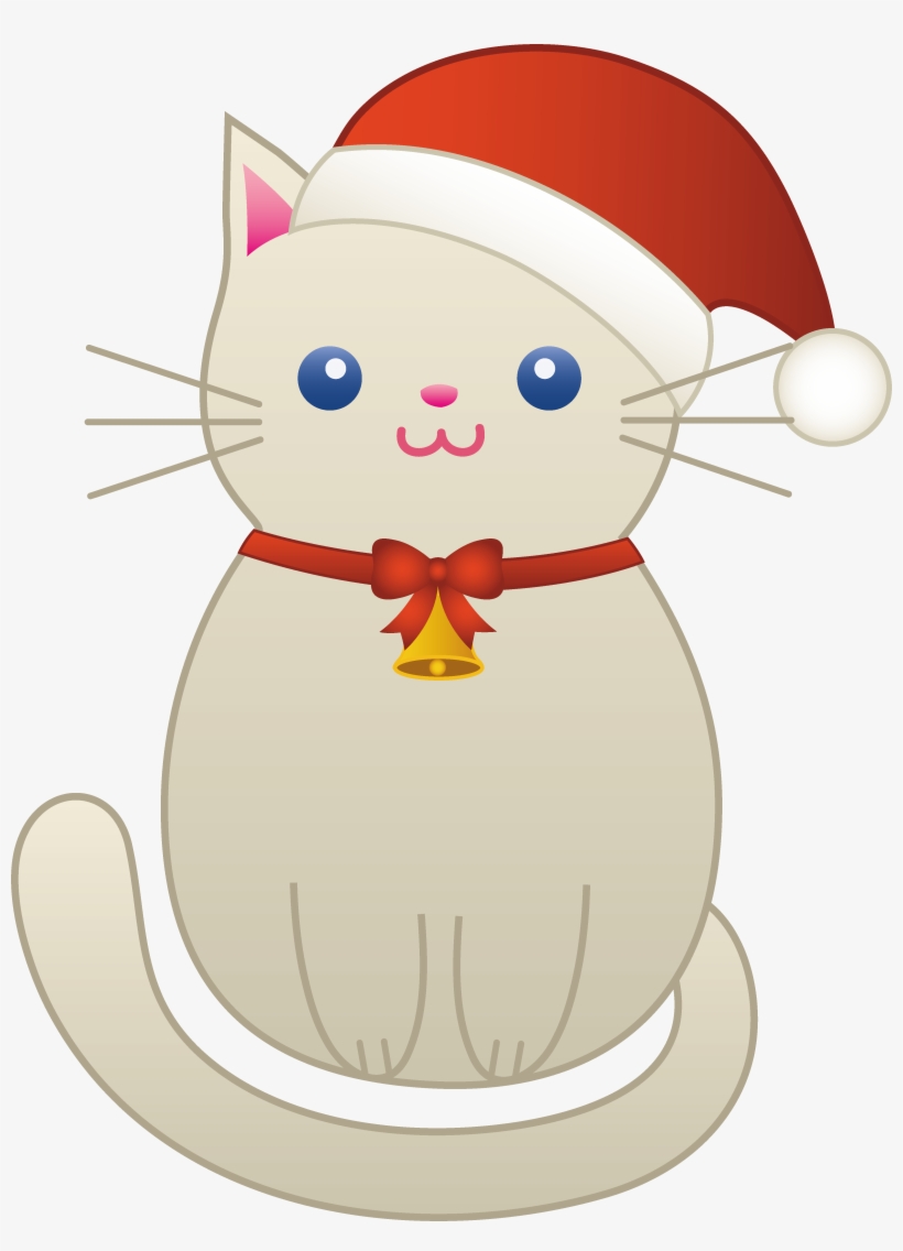 holiday cat clipart cartoon