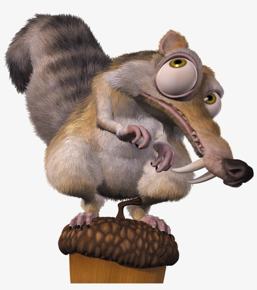 Ecureuil De L Age De Glace Ice Age Squirrel Png Image - Ice Age Posters - Free Transparent PNG