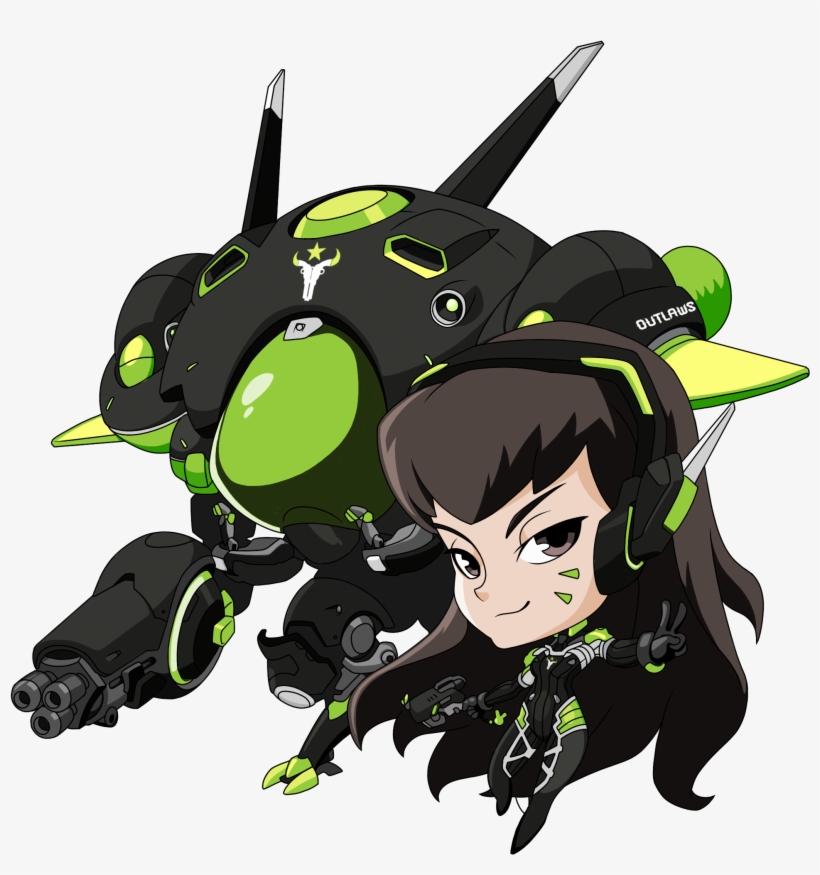 Houston Outlaws - D Va Cute Sprays, transparent png #229687
