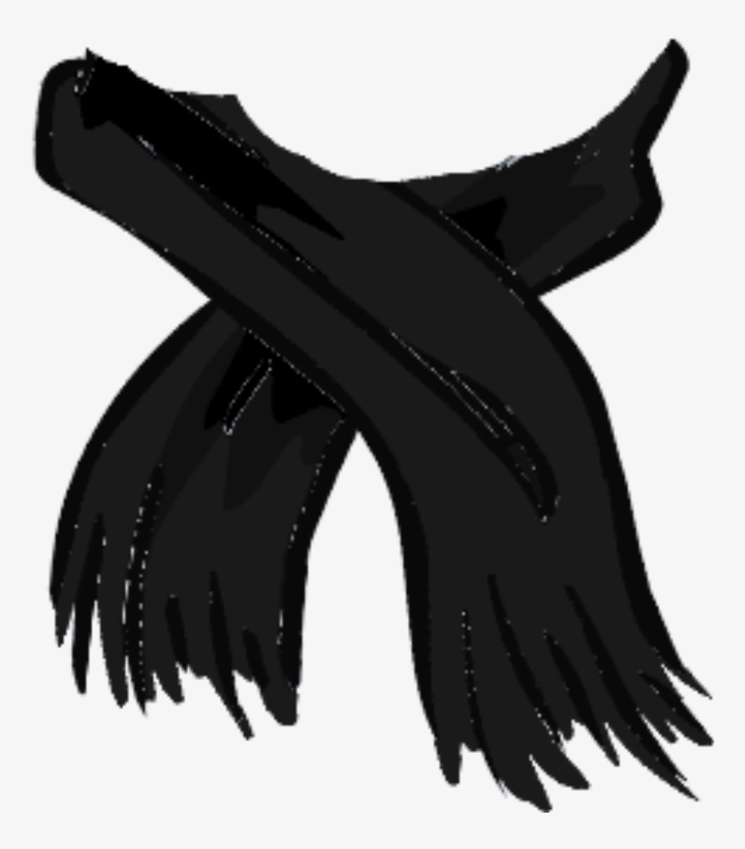 Heather Black Scarf - Black Scarf Png, transparent png #229710
