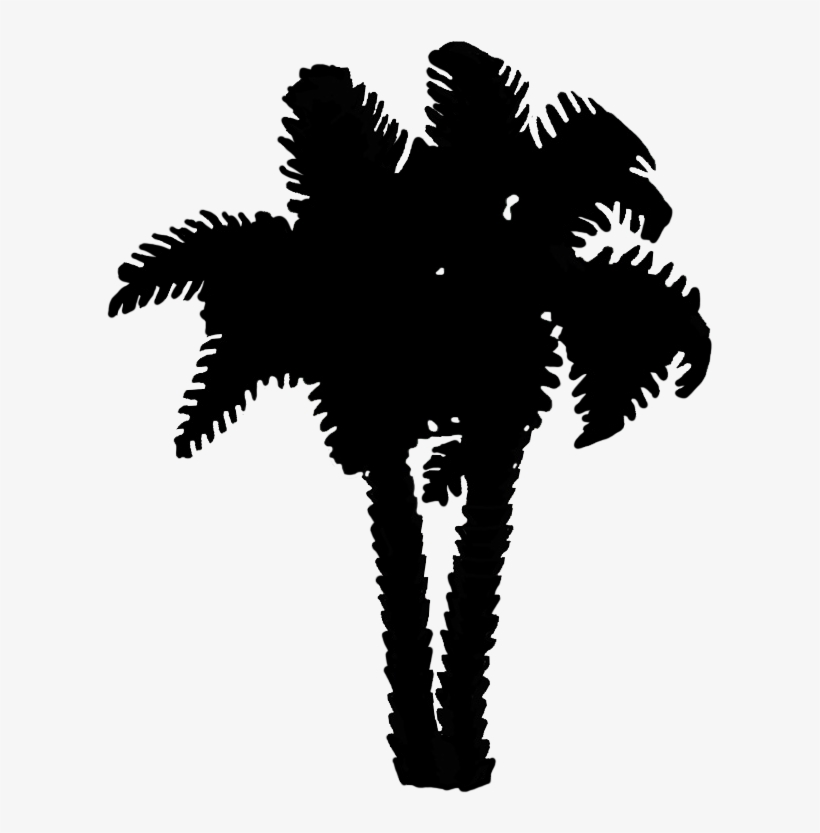 Palm Tree Silhouette - Graphics, transparent png #229731