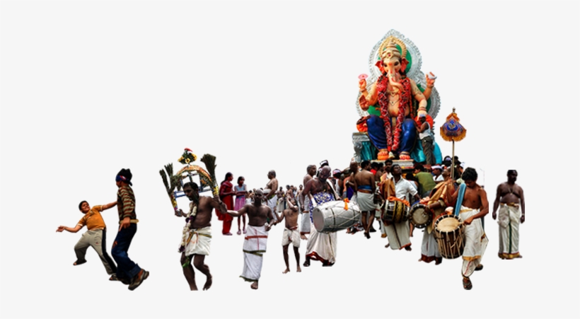 The 56th Bengaluru Ganesh Utsava Upholds The Rich Tradition - Transparent Background Ganpati Png, transparent png #229864