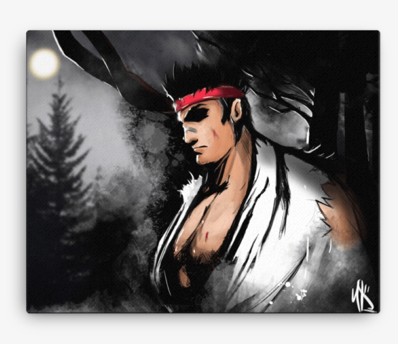 Image Of Ryu "street Fighter" Canvas - Canvas, transparent png #229886