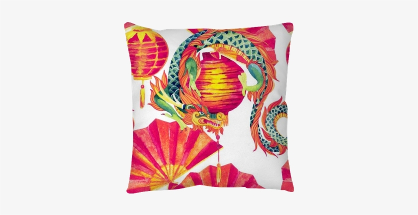 Chinese Dragon Watercolor Seamless Pattern - Arte Da Guerra - O Tratado Militar Mais Antigo Do Mundo, transparent png #229974