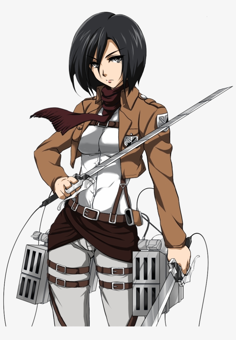 Mikasa Ackerman Render By Mikumendoza2-d6lkrqh - Anime Shingeki No Kyojin, transparent png #2200102