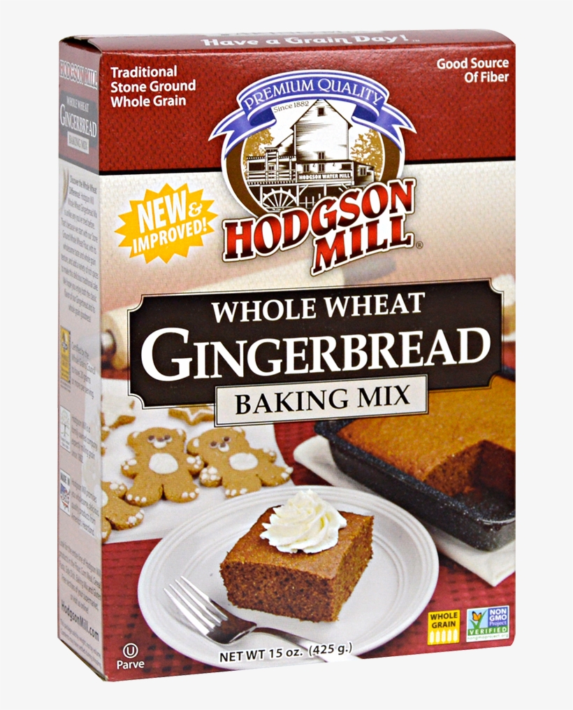Whole Wheat Gingerbread Mix - Hodgson Mill Oat Bran Hot Cereal -- 16 Oz, transparent png #2200104